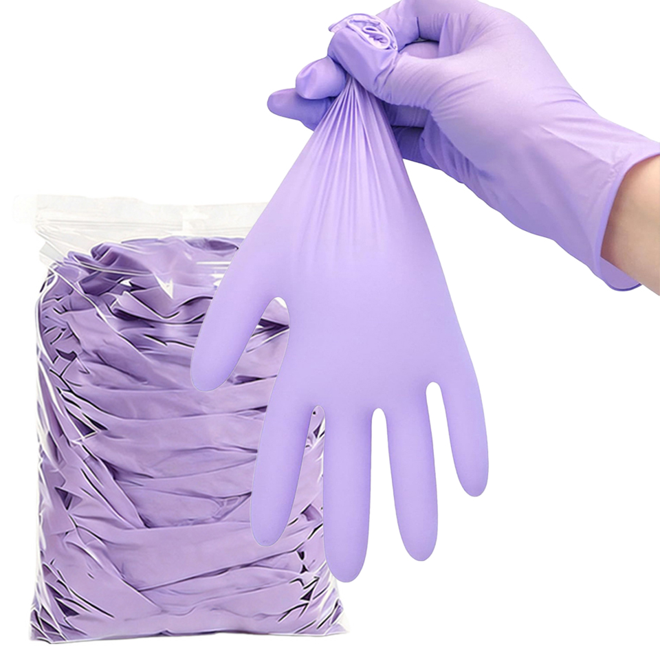 Disposable Gloves Nitrile - 50/100 SZT. Fioletowe jednorazowe rękawiczki nitrylowe