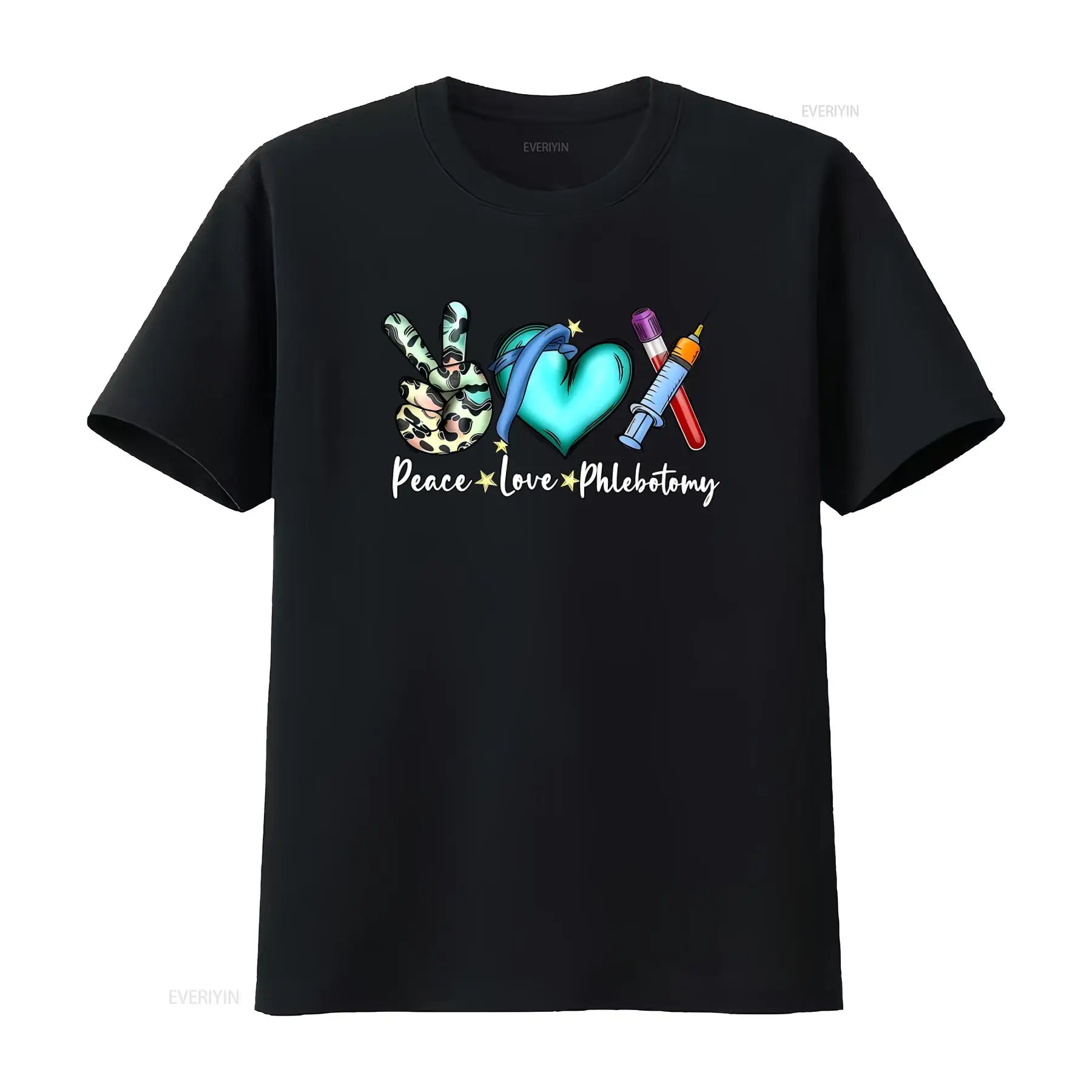 Medical Laboratory Technologist - Koszulka Peace Love Phlebotomy dla techników