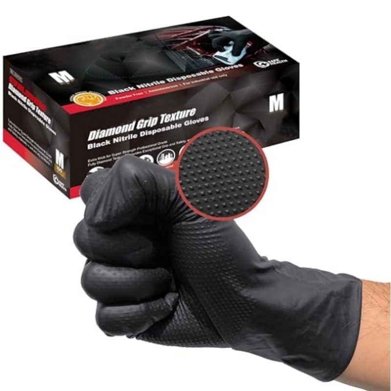 Rękawice nitrylowe czarne, wyt – Disposable Gloves Nitrile recenzja i cena