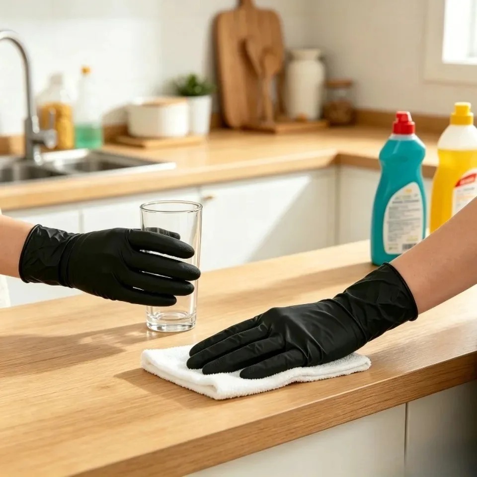 100 sztuk/pudełko Czarne rękaw – Disposable Gloves Nitrile recenzja i cena