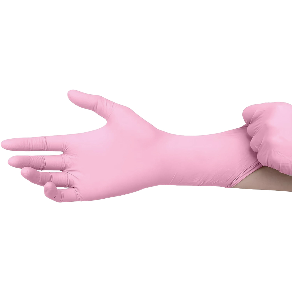 50/100 SZT. Jasnoróżowe rękawi – Disposable Gloves Nitrile recenzja i cena