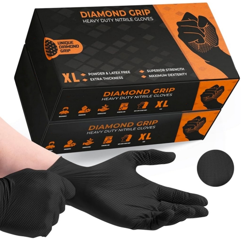 Czarne, wytrzymałe, jednorazow – Disposable Gloves Nitrile recenzja i cena